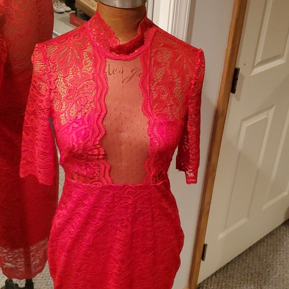 Red dress